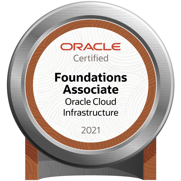 Oracle Cloud Infrastructure Foundations 2021 Associate